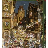 Puzzle 1000 Teile – romantische Stadt, Nacht