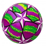 Violetter Gummiball mit leuchtenden Sternchen 24 cm