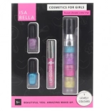 Kinder-Schminkset – Lidschatten, Lipgloss und 2 Nagellacke