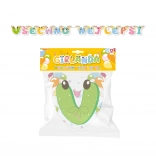 Papiergirlande Alles Gute – grün