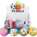 Weicher Ball mit Tiermotiven 10 cm