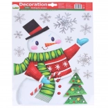 Weihnachtliche Fensterdekoration Schneemann 41 × 29 cm