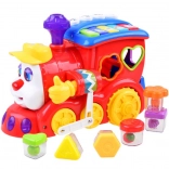 Interaktiver Zug mit Formen- und Geräuscherkennung