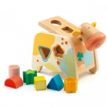 DJECO Einlege-Spielzeug Kuh