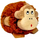 Holzaffe mit Bommel XL