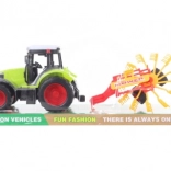 Plastiktraktor mit Heuwender für Kinder