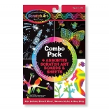 Set aus Kratzbildern 4-in-1