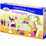Detoa Magnetisches Holzpuzzle Prinzessinnen, 45 Teile