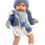 Realistische Puppe SASHA mit Geräuschen und weichem Körper - 38 cm