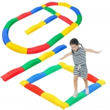 Sensorischer Balancierpfad 16 Platten mit rutschfesten Unterlagen