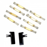 Kontaktbürsten und Führungsschienen für Evolution-Autos