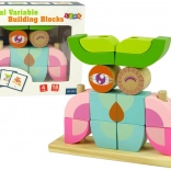 Kreativer hölzerner 3D Eulenpuzzle