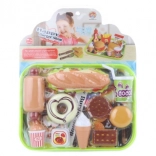 Plastik-Lebensmittelset mit Donut für Kinder