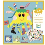 Djeco Sticker-Set Unterwasserwesen