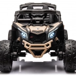 Elektrisches Kinder-Buggy-Auto 4x4 800 W – Beige