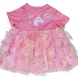 Kleidchen mit Blümchen für BABY born Puppen 43 cm