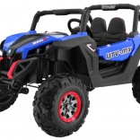 Elektrisches Kinderauto Buggy SuperStar 4x4 mit MP4, Fernbedienung und LED, blau