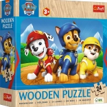 Holzpuzzle 24 Teile Paw Patrol