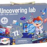 Kinderspielzeug Lernpuzzle Labor 72 Teile