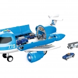 Flugstation mit Licht- und Soundeffekten 40 cm mit 6 Autos