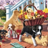 Puzzle Welpen 1000 Teile DINO