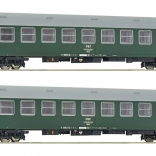 Roco Set 2 PKP-Personenwagen H0 Bwxzd Y/B 70