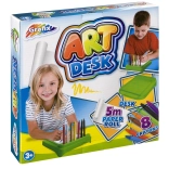 Maltisch mit Wachsmalstiften von Grafix