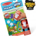 Sticker WOW! Buch und Stempel mit Aufklebern - Tiger
