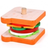 Holz-Sandwich-Bausatz mit Rezeptkarten