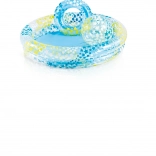 aufblasbares Kinderplanschbecken mit Set aus Schwimmring und Ball 122 × 25 cm