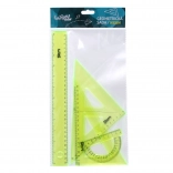 Neonfarbenes Geometrie-Set