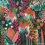 Quadratisches Puzzle HEYE Flowery – Rubinroter Sonnenschein, 1000 Teile