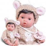 Picolín Baby Bär - realistische Puppe 21 cm