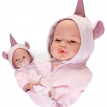 Antonio Juan blinkende Puppe Baby mit Geräuschen und weichem Körper - 37 cm