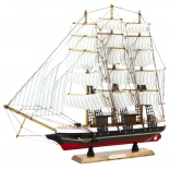 Dekoratives Drei-Mast-Segelschiff - Modell zur Ausstellung