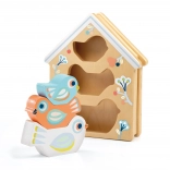 Einlegepuzzle Vogelhaus von Djeco