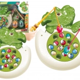 Angelspiel mit Fischen, Angeln und Lichtern – Dinosaurier