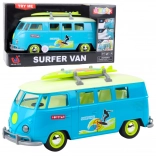 Surfer Van – Licht- und Sound-Mikrobus mit abnehmbarem Surfbrett, türkis