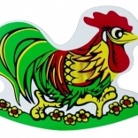 Holz-Schaukelpferd Hahn für Kinder