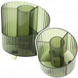 Organizer für Schreibwaren transparent grün