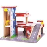 Bigjigs Toys Garage mit Parkplatz