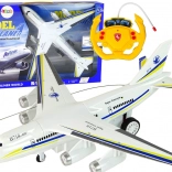 Ferngesteuertes RC-Passagierflugzeug weiß