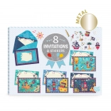 DJECO Geschenkset Einladungen Piraten