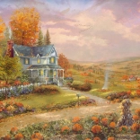 Puzzle Herbst in Apple Hill 500 Teile