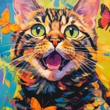 Puzzle glückliches Kätzchen 260 Teile