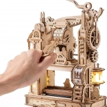 Robotime ROKR leuchtendes Holz-3D-Puzzle – klassische Druckmaschine (303 Teile)