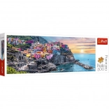 Panorama-Puzzle 500 Teile Vernazza bei Sonnenuntergang, Italien