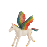 Mojo Pegasus Regenbogen-Fohlen – große Figur
