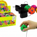 PU-Ball an Gummiband 6 cm mit Herzchen