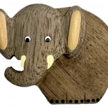Holzmagnet Elefant von der Seite 2Kids Toys
